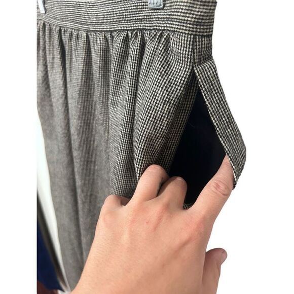 Vintage Evan Picone Wool Velvet Velour Boxy Blazer Skirt Set Size 10 Structured - Picture 6 of 16